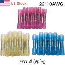 500/100X Waterproof Butt Heat Shrink Wire Connectors Crimp Electrical Terminals