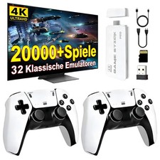 Retro Gaming Konsole 20000+ Spiele 2 Gamepads HDMI TV Anschluss Plug & Play