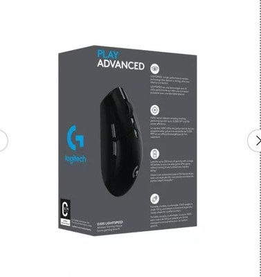 Logitech G305 Lightspeed Wireless Optical Gaming Mouse in Black