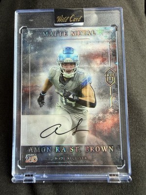 Wild Card 2026 America 250 Matte Metal Amon-Ra St. Brown Autograph True 1/1