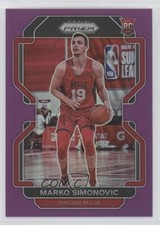 2021-22 Panini Prizm Purple Prizm 17/99 Marko Simonovic #166 0c2