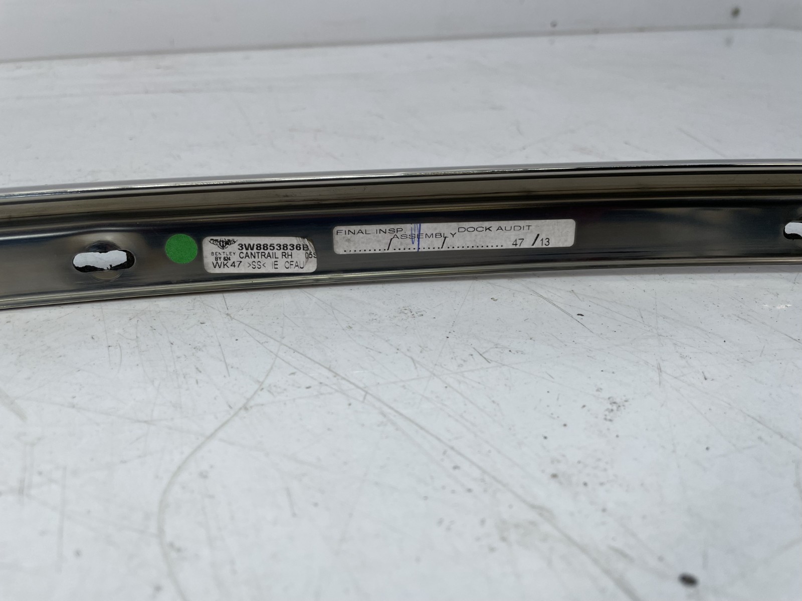 ✅ 12-17 OEM Bentley Continental GT Coupe Front Right Passenger Window Molding
