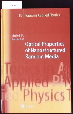 Optical properties of nanostructured random media. Physics and astronomy online 