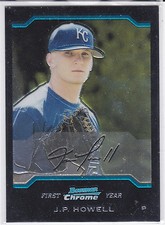 J.P. Howell Tampa Bay 04 Bowman Chrome Draft Rookie Card