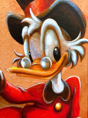 Darren Wilson | Scrooge McDuck | Framed Canvas Giclee - Disney