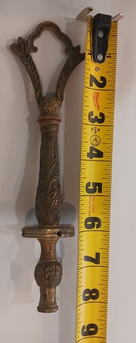 Vintage Large Heavy Brass Tone Finial Topper Victorian - Picture 6 of 7