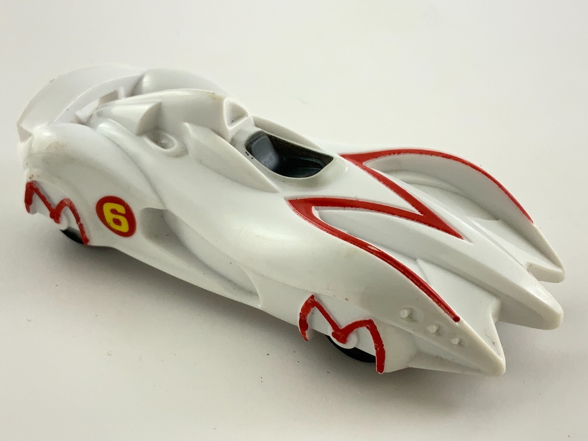 McDonalds Speed Racer White Plastic Car Toy DD437 | eBay
