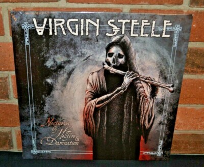 VIRGIN STEELE - Nocturnes of Hellfire & Damnation, Ltd 2LP BLUE VINYL + CD New!