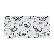 Whimsical Unicorn Beach Towel, Fun Poolside Accessory