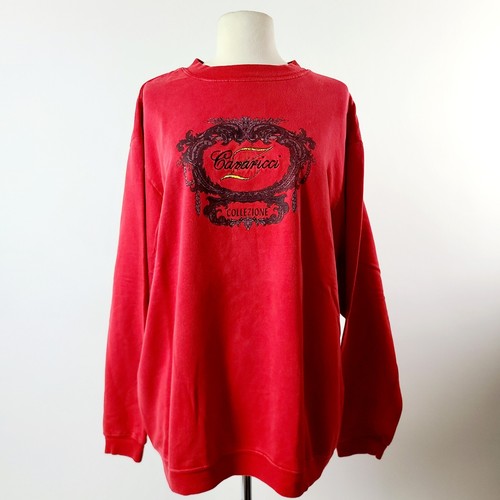 Vintage 90s Z. CAVARICCI Collection sweatshirt Embroidered Small