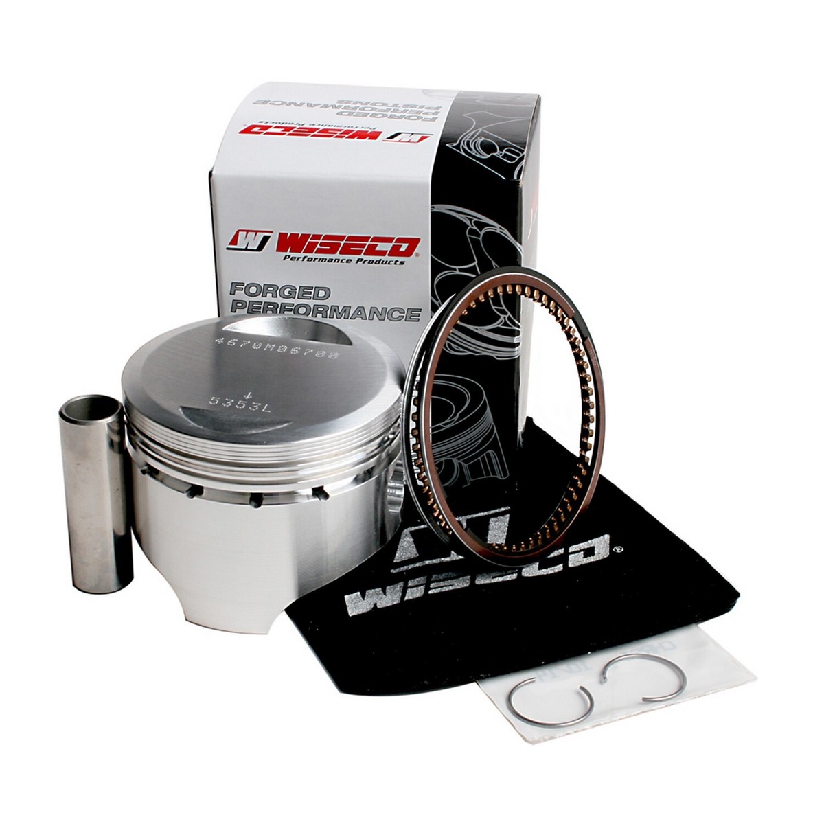 Wiseco Piston Kit 68.00mm/9.3:1 For 1997 Kawasaki KLF220 Bayou