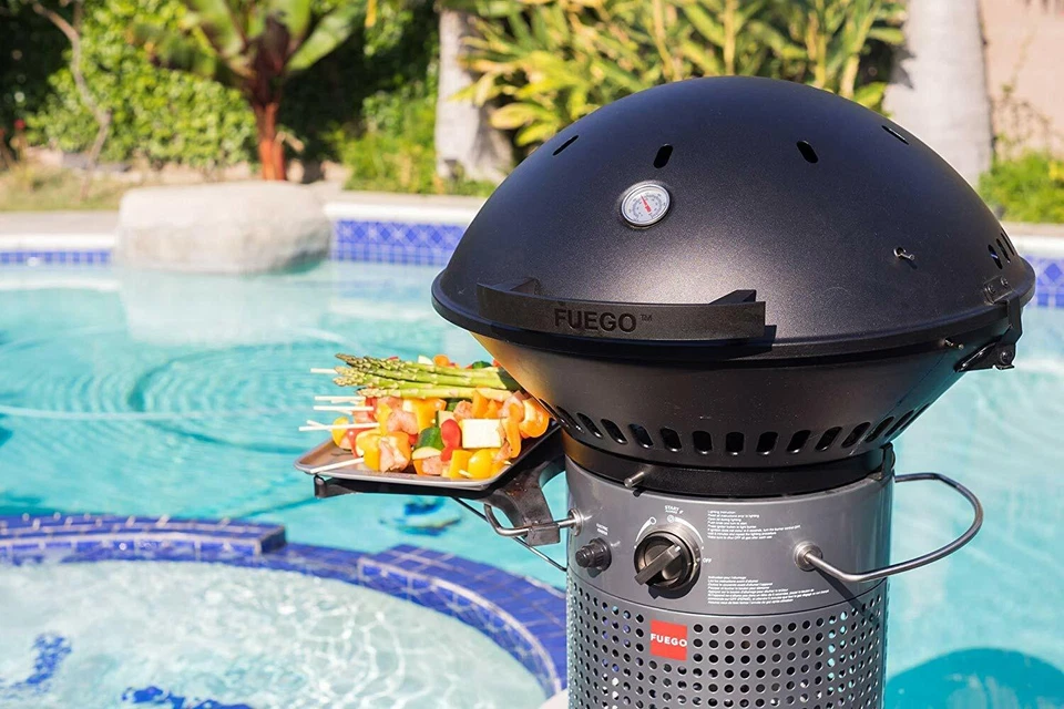 Fuego FEACS1 Element & Professional Clip-On Side Shelf Outdoor BBQ Accessories - Image 2 of 3