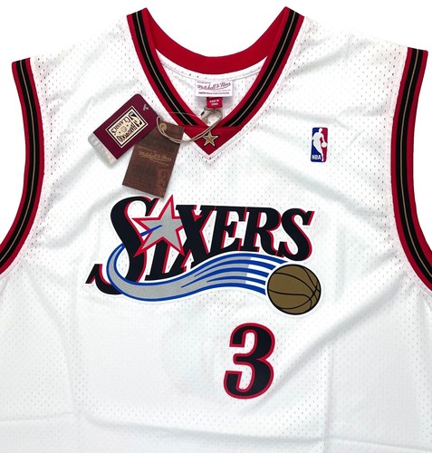 VTG Hardwood Classics Philadelphia 76ers NBA Warm Up Jersey Mens