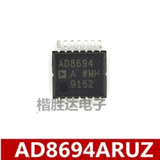1Pcs AD8694ARUZ TSSOP-14 Precision amplifiers 4 Channel 6 V Current 950 uA 