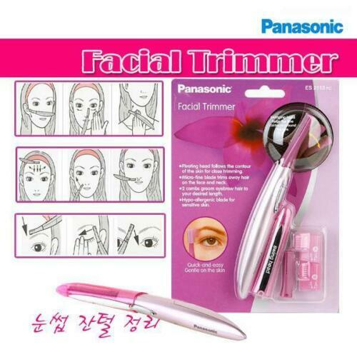 Panasonic ES2113PC Facial Trimmer Hair Shave Beauty Cosmetics Eyebrow Easy eBay