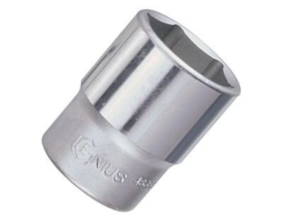 Genius Tools 1/2'' Dr. 12mm Hand Socket - 423812