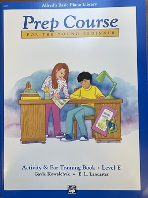 Alfred's Basic Piano Library: Prep Course-Activity & Ear Training Book Level E