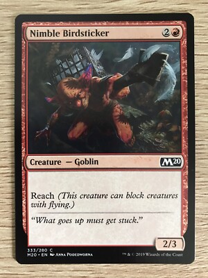 Nimble Birdsticker MTG Magic the Gathering Card NM Near Mint Core Set 2020 M20