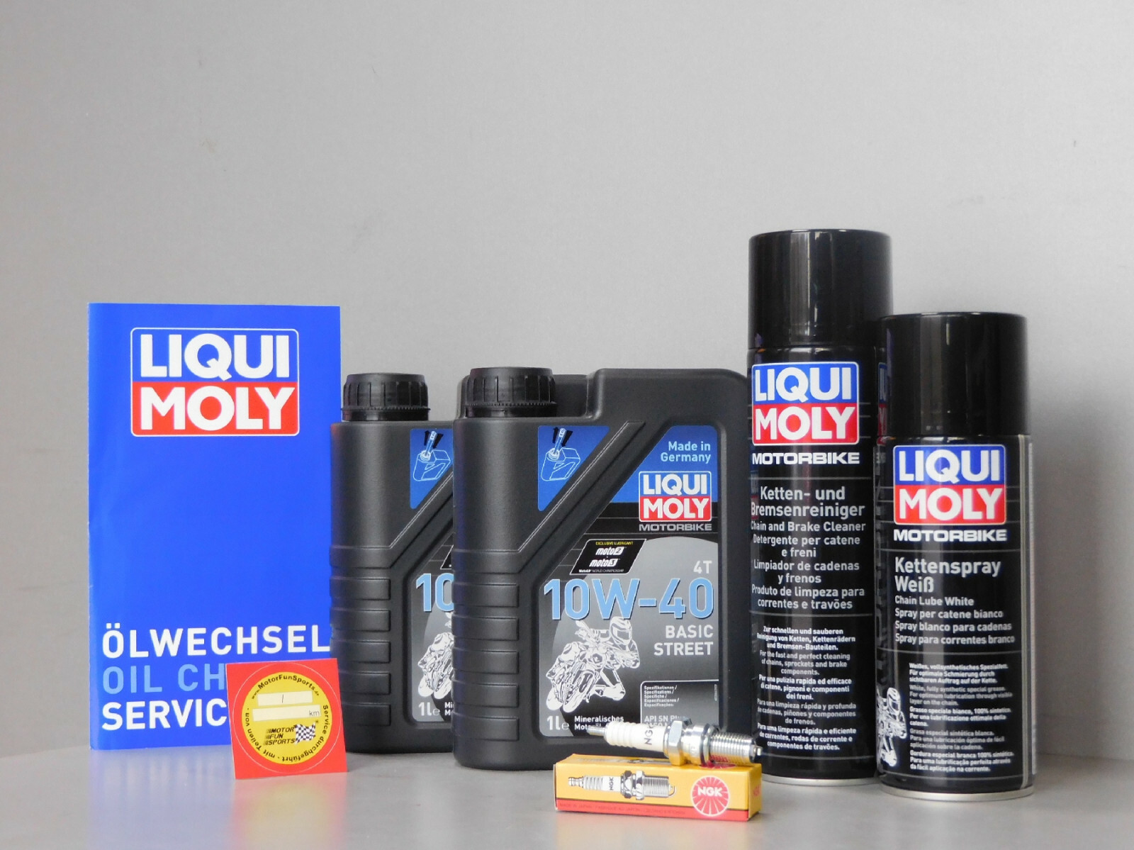 Maintenance Set - Suzuki SP 370 - Oil Spark Plug Service Inspection