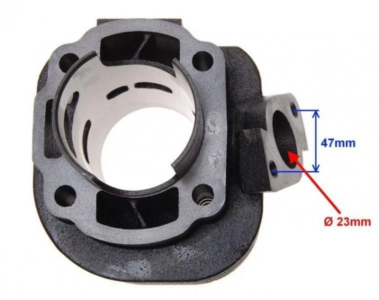 Zylinder Kit 70cm3 47mm für Atala Beta CPI Kreidler KTM Malaguti MBK PGO Yamaha  - Bild 3 von 4