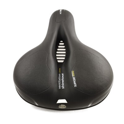 Siège de selle confort vélo gel doux DEL noir pour Scott