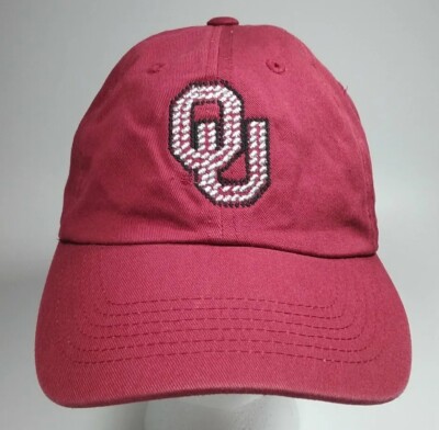 OKLAHOMA SOONERS Hat Red Baseball Captivating Headwear Adjustable Fabric Strap