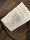 Casquette de baseball Gucci beige ébène GG Supreme toile boutique fabriquée en Italie