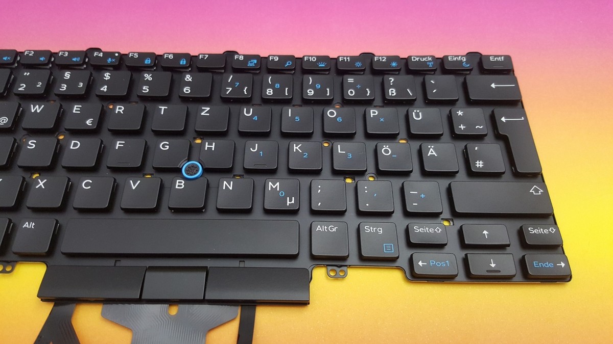 Tradebit Tastatur Für Dell Latitude - LED Beleuchtet QWERTY US