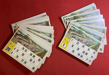 TOMBOLA GRAN PREMIO Gioco Società Tavolo vintage 48 Cartelle Ed. Marca Stella