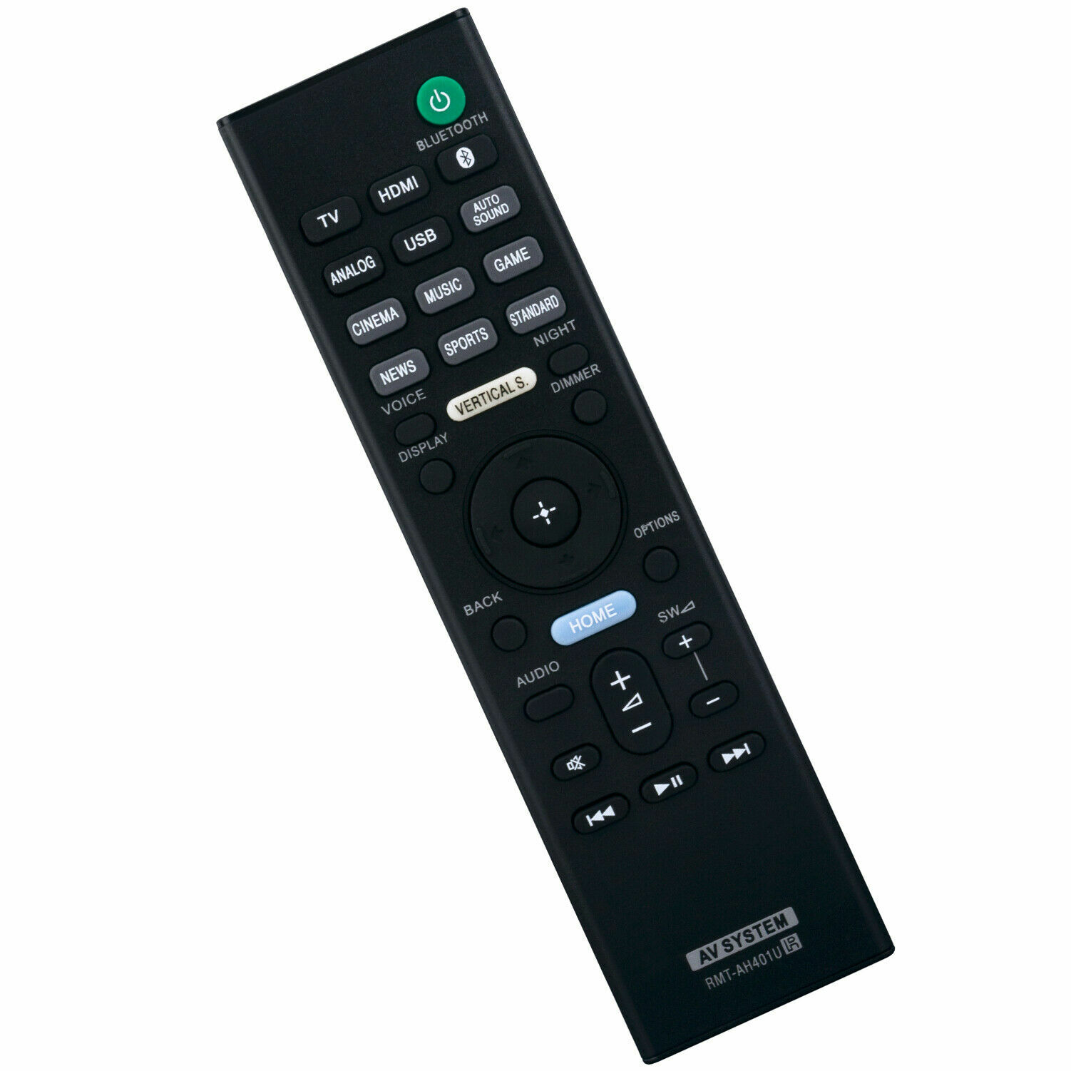 RMT-AH401U Replace Remote for Sony Soundbar HT-Z9F HT-XF9000 HT-X9000F HTX9000F