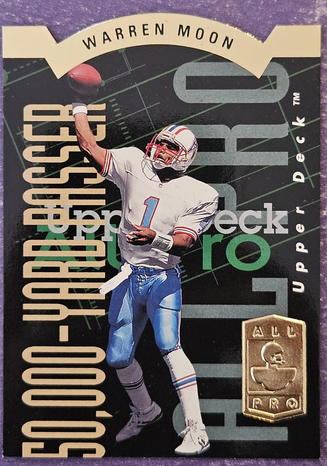 1993 SP Football #AP2 Warren Moon All-Pro card Houston Oilers! HOF!