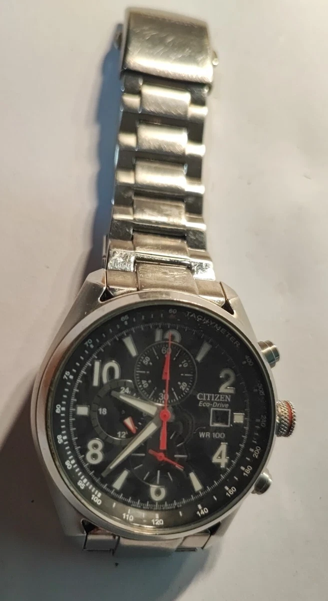Citizen eco drive top chronograph wr100 tachymeter