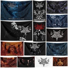 Dark Funeral Black Heavy Metal Band Flag Banner Wall Tapestry + Brass Grommets
