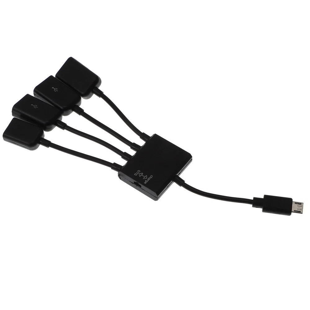 Multi-Port OTG Micro USB Hub for Smartphones and Tablets  