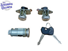 2002-2007 Dodge Ram 1500 Ignition Fl Fr Door Lock Cylinder Set Matched Used