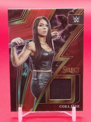 Cora Jade 2023 Panini Select WWE Sparks Memorabilia Red Prizm # 33/99 #SP-CJD