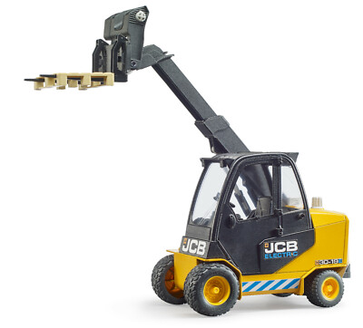 Bruder 02512 Gabelstapler JCB Teletruk + Palette Logistik Teleskopstapler