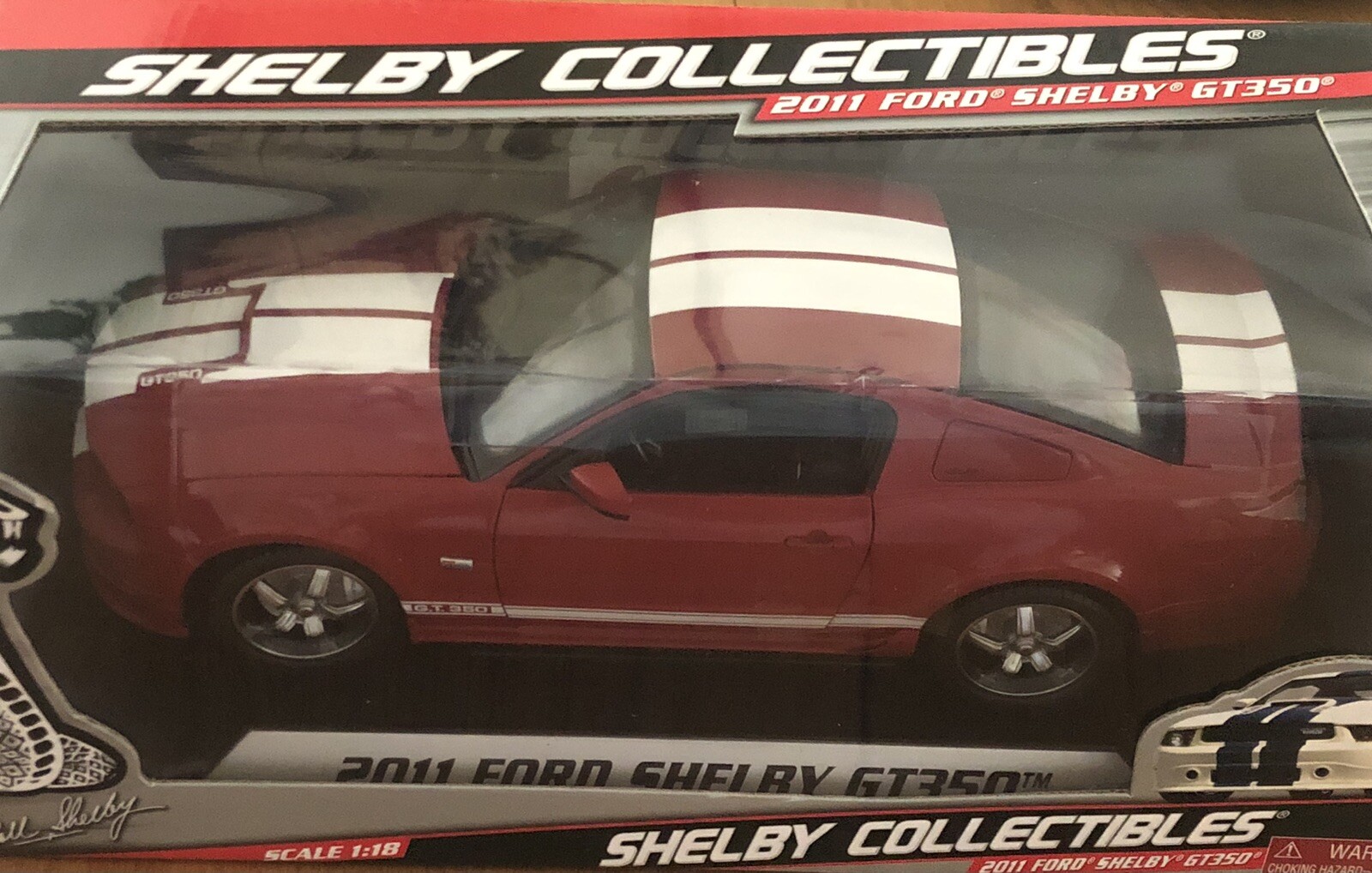 Ford Mustang Shelby GT350 1:18, réplique pour vitrine de passionné auto