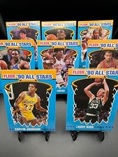 1990 Fleer Basketball All Stars - Magic/Bird & More! - Near Mint! - Ships FAST!