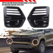 For Chevrolet Colorado 2023-2024 LED Daytime Running Front Fog Turn Signal Light