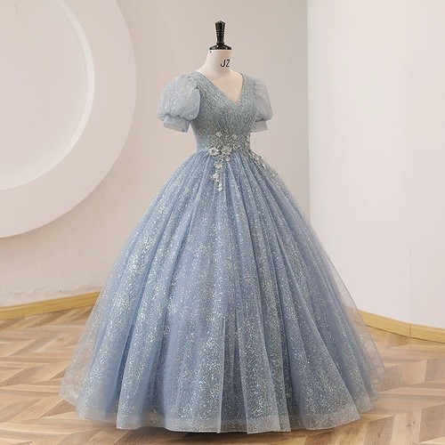 Noble Evening Formal Party Ball Gown Prom Bridesmaid Acting Host Dress TSJY16888 - Picture 8 of 10