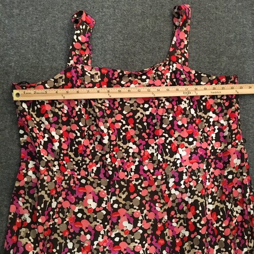 Lane Bryant Womens Dress 24 Linen Floral Strapless Removable Straps NWT - Picture 8 of 18