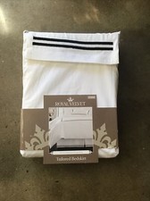 Royal Velvet California King Italian Percale Collection Tailored Bedskirt 4-1