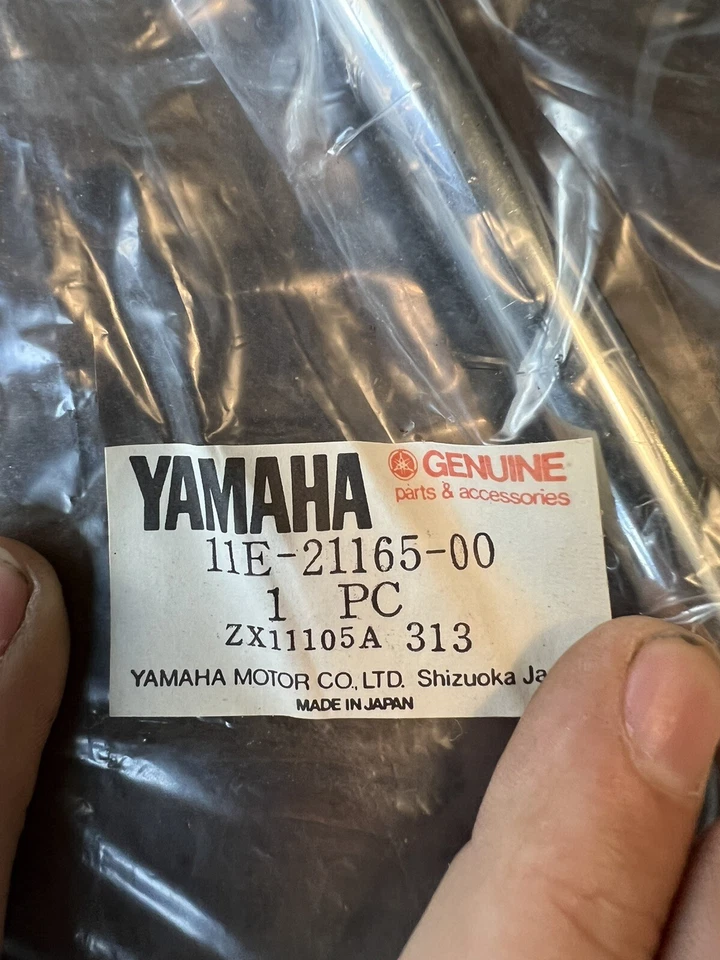 Yamaha SR185 Exciter Y208 1982) marco cromado barra de agarre lateral mango nuevo OEM Foto 2 de 4