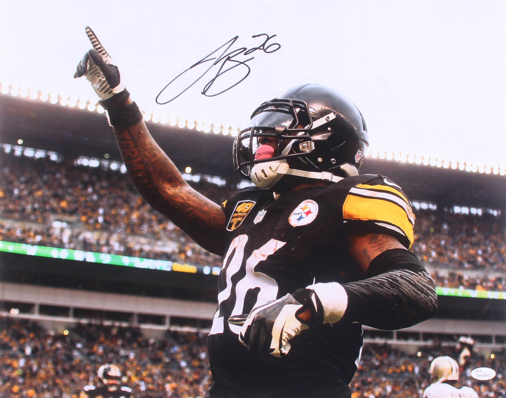 Le'VEON BELL Autographed Signed Pittsburgh Steelers 16x20 Photo (JSA COA) 