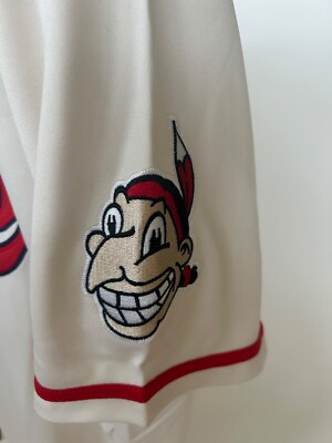 Satchel Paige # 29 1948 Cleveland Indians MLB Jersey Size Large | eBay