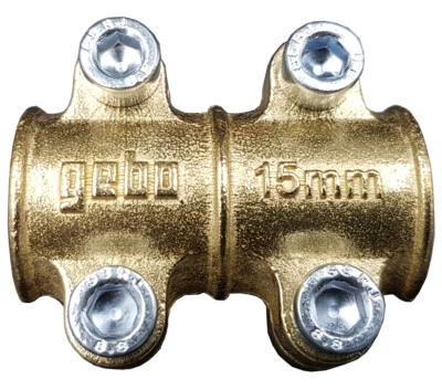 Tuyau 15mm Cuivre Réparation Fuite Serrer Raccords Antifuite Trou D'eau - Photo 1/3
