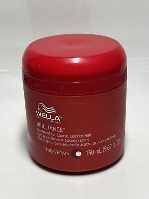 Wella Brilliance Treatment for Coarse Colored Hair 5.07 oz NEW