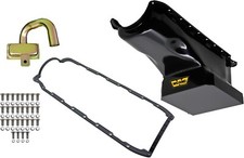 New Weiand Drag Racing Oil Pan Kit6 Quartsblackrear Sump Location1965-90 Bbc