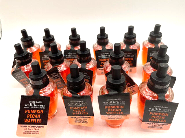 x15 Bath & Body Works Pumpkin Pecan Waffles Wallflower Refill Bulb Lot
